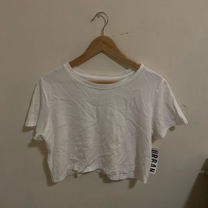 Urban outfitters white crop top